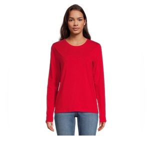 Red Long Sleeve Tee